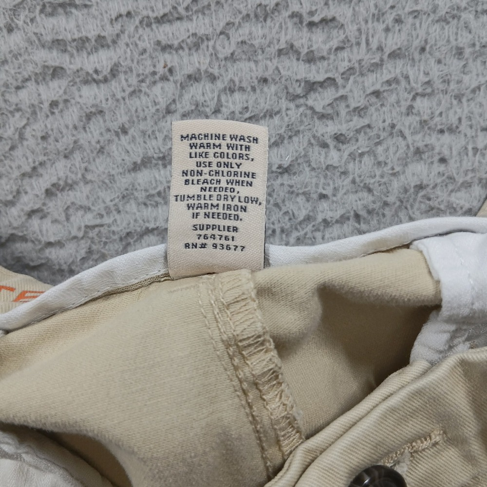 St. John's Bay Chino Pants Men's 38x32 TempFlex Comfort Stretch Khaki - Picture 10 of 12
